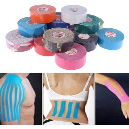 Cotton Camouflage Kinesiology Tape Waterproof Sport Self Adhesive Tape Elastic Bandage For Wrist Ankle Knee Elbow