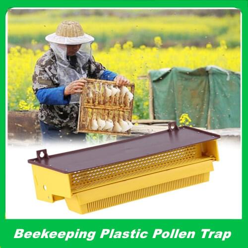 1 PCS Plastic Powder Remover Beekeeping Tools Bee Set Powder Collecting Box Feeding Box Bee Beehive Pollen Box