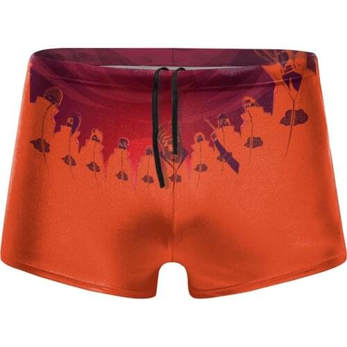 Men Comic Anime Game beach swimming trunks Akatsuki (13) Swimsuit husband for the sea Pool