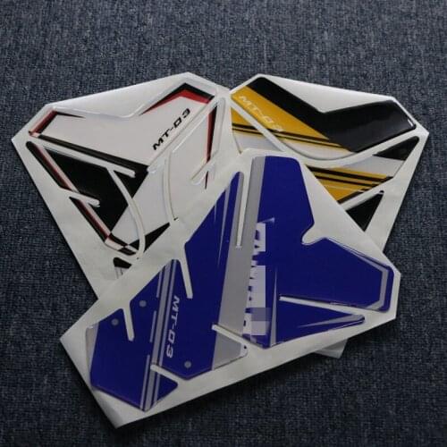 For YAMAHA MT03 MT 03 MT-03 2015 2016 2017 2018 2019 2020 3D Fuel Tank Sticker Cover Pad Motorcycle Decorative Decal Sticker