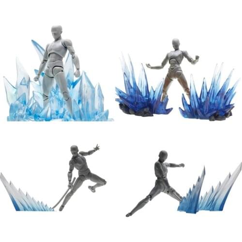 2020 New Arrival Ice & Energy Aura Blade Burst Effect Model Ice Effect Decoration for General Scale Model Action & Toy Figure