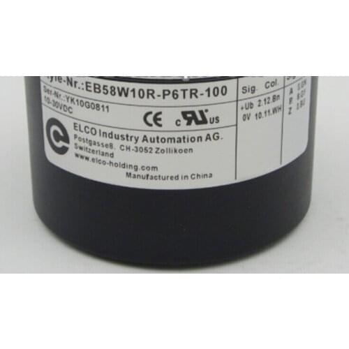 New EB58W10R-P6TR-100 ELCO rotary encoder 100 lines hollow shaft 10mm