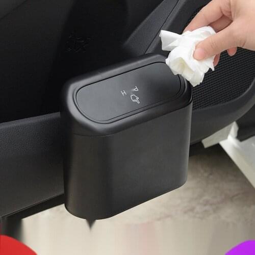 It Is Suitable For Automotive Supplies Car Trash Can Cartoon Trash Can