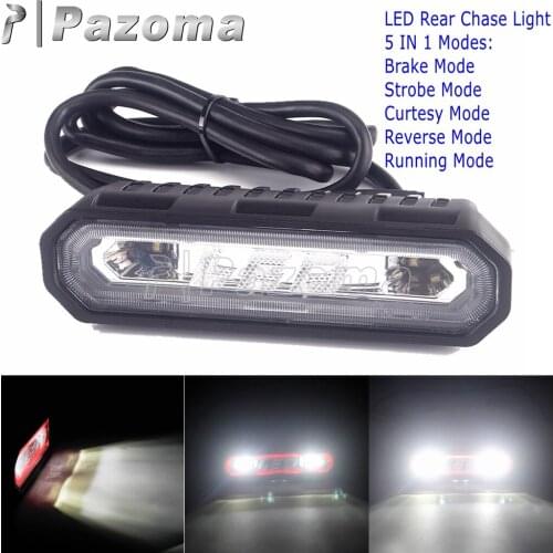 UTV Motorcycle Car Tail Light LED Chase Lamp 5 IN1 Strobe Brake Signal Tailligt For Jeep Truck Trailer Can-Am Polaris RZR Yamaha