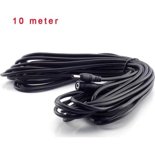10M 5V 2A DC Power Cable Extension Cord Adapter 3.5mm x 1.35mm DC Male DC Female Connector for CCTV Security Camera Electron
