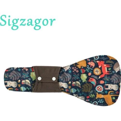 XXL Cloth Menstrual Pad Sanitary Bamboo Charcoal Reusable Overnight Post Partum 16in