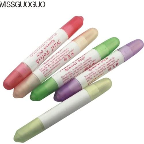 1pc Empty Nail Art Polish Corrector Remover Pen Remover Erase Changeable Nail Polish Clean Mistakes Refillable Manicure Tools