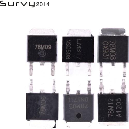 10pcs/lot 7805 78M05 L78M05CDT-TR TO-252 In Stock diy electronics