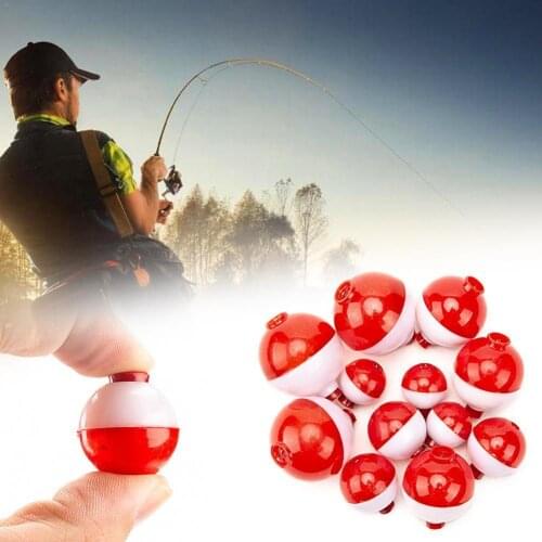 12 Pieces/Sets of Plastic Fish Floats 4 Types of Combination Foam Long-Range Float Buoys Floating X8G9