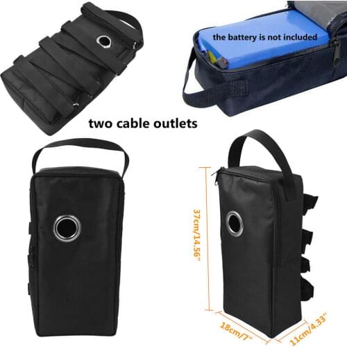 14.5" *7" Electric Bike Case Bag Storage Bicycle Ebike Li-lon battery Scooter Bike Bag Cycling Bike Accessories 37cmx 18cm x11cm