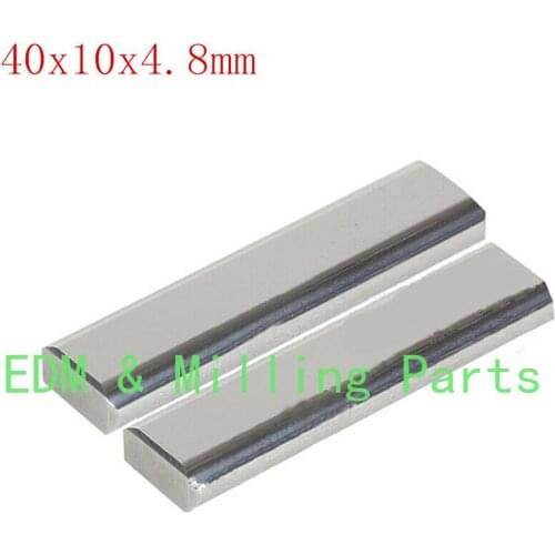 2pcs CNC S011 EDM Carbide / Power Feed Contact 40x10x4.8mm Sodick EDM Spare Parts 3085263 3110330 For AQ400L AG400 AP EXE Series