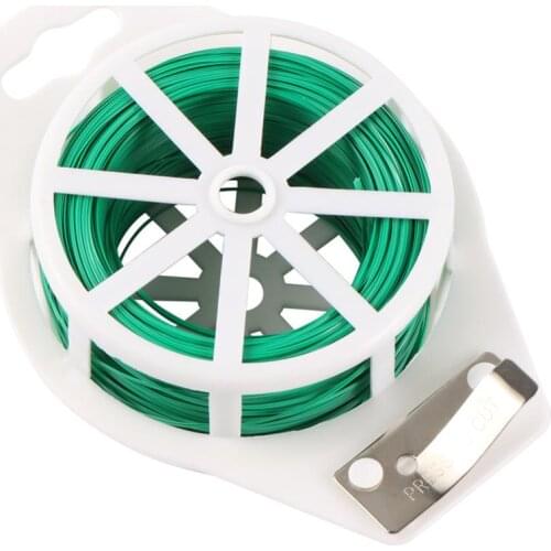 30M Multifunctional Plastic Steel Twist Tie Sturdy Reusable Garden Flower Plants Support Strap Ties Home Improvement Cable Ties