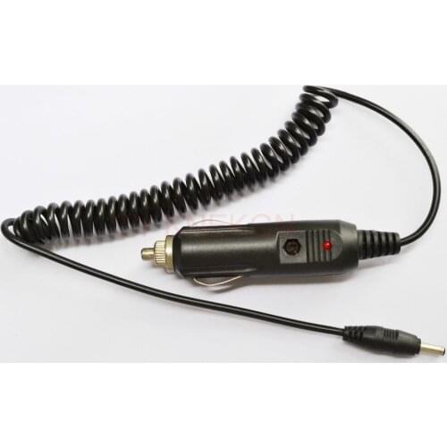 500pcs High-quality, all-copper car charger 12V / 24V Power adapter Cigarette Lighter 1.5M DC 3.5mm x 1.35mm Free shipping