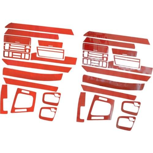 Beler LHD Car Interior Center Console Carbon Fiber Style 3D/5D Molding Sticker Fit For BMW 3-Series E46 2001 2002 2003 2004