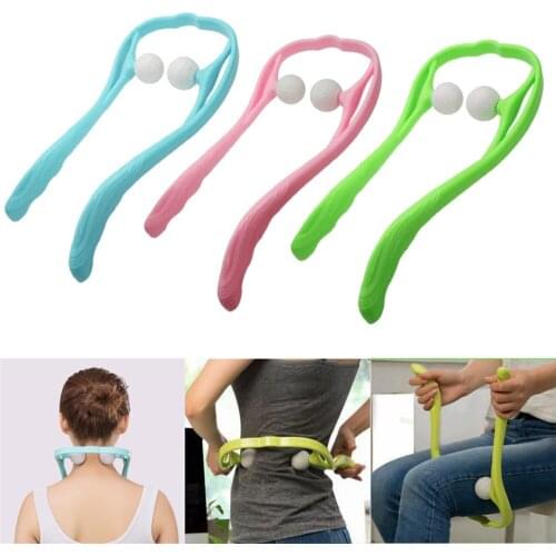 Neck and Shoulder Dual Trigger Point Self-Massage Simulates Massage Deep Tissue Lifting face body Tool
