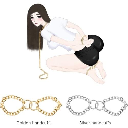 EXVOID Slave Handcuffs Erotic Toys Ankle Cuff Restraints Metal Hand Cuffs SM Restraints Erotic Accessories Hen Night