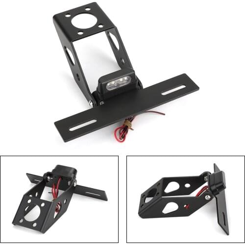 Topteng Registration License Plate Holder Bracket For YAMAHA YZF R6 2008 2009 2010 2012 2013 2014 2015 2016 2017 2018 2019