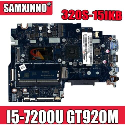 LA-E541P Laptop motherboard for Lenovo 320S-15IKB FLEX5-1570 original mainboard I5-7200U GT920M