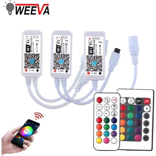 Mini RF 21Key IR 24Key for RGB RGBW WS2812B LED Strip Remote Controller Light DC12V WIFI Remote