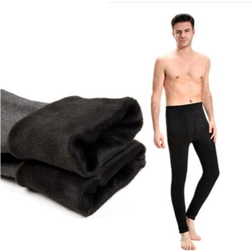 New arrival Men with velvet super large Leggings warm long johns super large plus size XL 2XL 3XL 4XL 5XL 6XL 7XL BN8C001