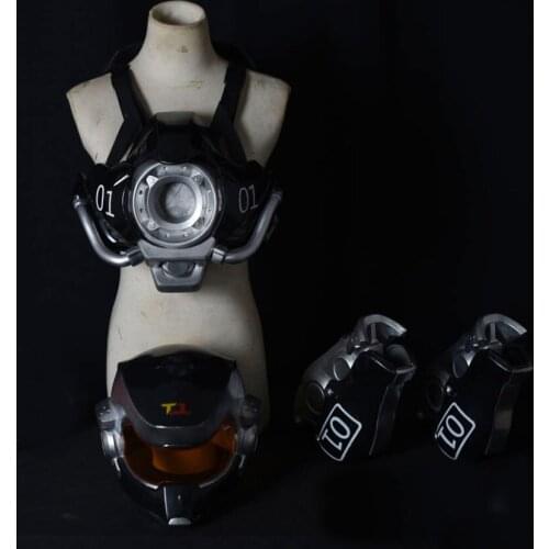 Customize Overwatch Lena Oxton Tracer Skin T.Racer Cosplay Armor