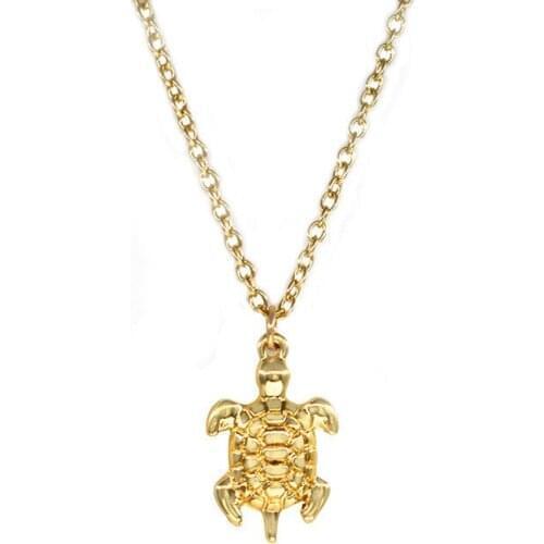 Cross-Border European And American Fashion Jewelry Necklace Tortoise Female Cute Animal Pendant Friend A Gift