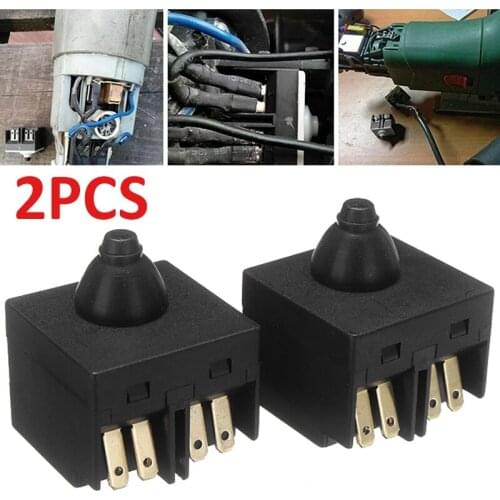 2pcs ON/OFF Toggle Switch Angle Grinder Power Switch Cap Replacement Push Button Switchs