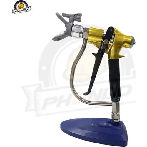 PHENDO Airless Paint Sprayer Gun New Paint Heavy Duty 4-Finger 7200psi XHD Tip with Guard WIWA Type Gun without Filter