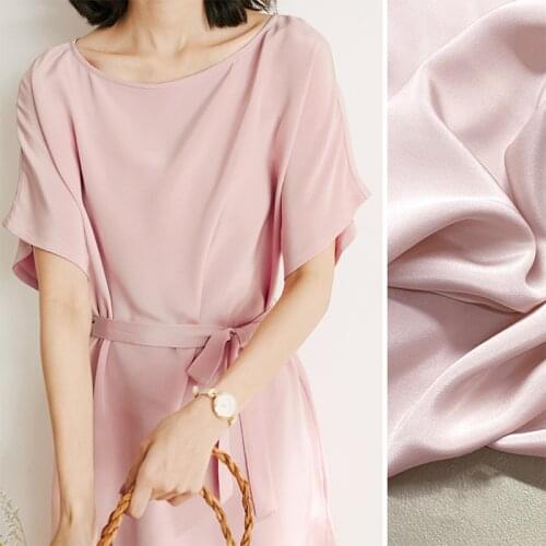 1 Meter 30mum Wide Silk Heavy Crepe Fabric, Pure Color Summer Clothing Jacket, Mulberry Fabric