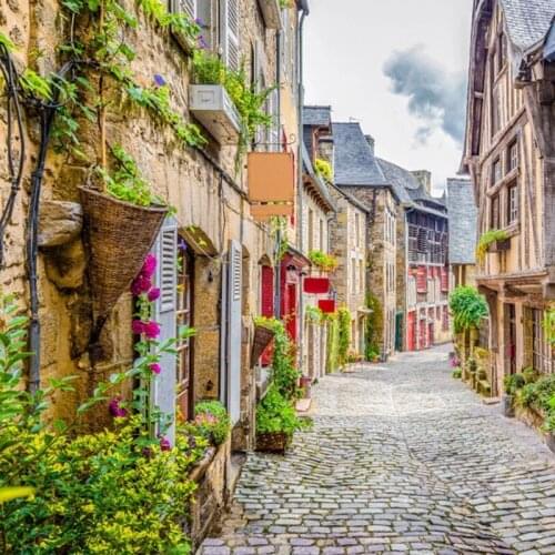 Custom Size Wallpaper 3D City Street Landscape Mural Restaurant Cafe Living Room TV Backdrop Painting Waterproof