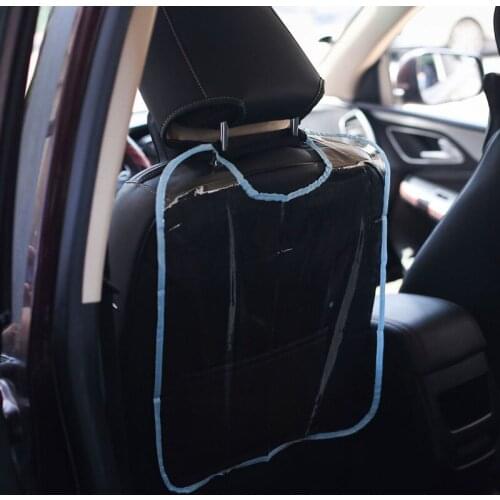 Transparent Protective Pads Children Kick Mats Car Anti Dirty Pad Organizer Seat 1 Pcs PVC Plastic Waterproof Car Seat Covers