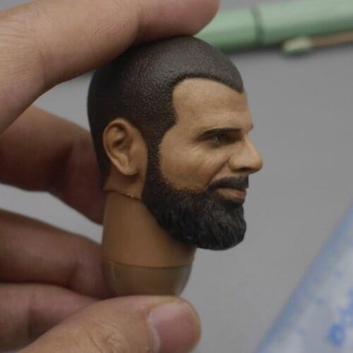 Custom Male Soldier Bearded Head Sculpt FLAGSET 1:6 FS73014 for 12inch Action Figure Toys Collections