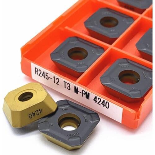 R245 12T3M PM 4240 1025 1030 Cermet grade turning tools CNC lathe cutting tools Carbide inserts Metal turning inserts