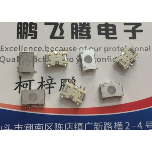 1PCS SFKHCM52320T Fuhua Waterproof and Dust Silicone Touch Switch 8*5*3 SMD 6-pin Button Button with Red Light