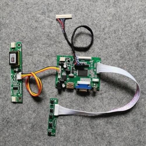 1280*800 display controller board LCD screen VGA+AV For TX39D80VC1GAA/QD15TL08/LQ154K1LA5E/LP154WX3 30-Pin LVDS kit 2-CCFL