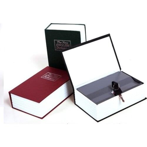 18*11.5*5.5cm safe box security secret stash key box lock hidden cash money safety hide storage locker safe small Coin safe book