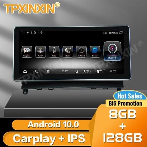 128G Carplay Car Radio Stereo Receiver Android For Mecerdes Benz C W204 2007 2008 2009 2010 2011 Car GPS Player Audio Head Unit