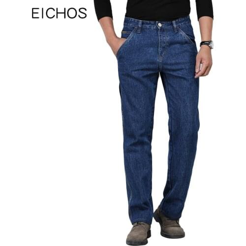 Мужские зимние джинсы EICHOS China At AliExpress