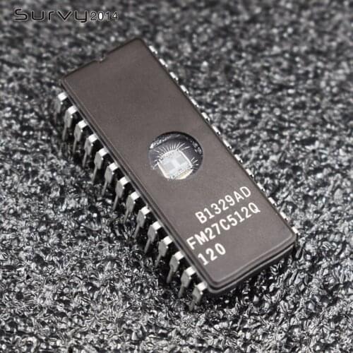 1PCS FM27C512Q-120 FM27C512Q 28PINS EPROM Fairchild FSC IC diy electronics