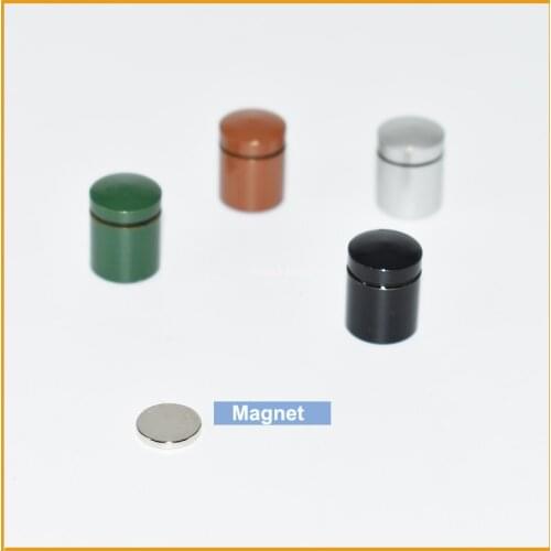 Fortop-14*11mm -50Pcs/lot -Waterproof Mini Pill Holder Bison Tube Bulk Hide Geocaching Contain With Magnet-/Brass Collect Box