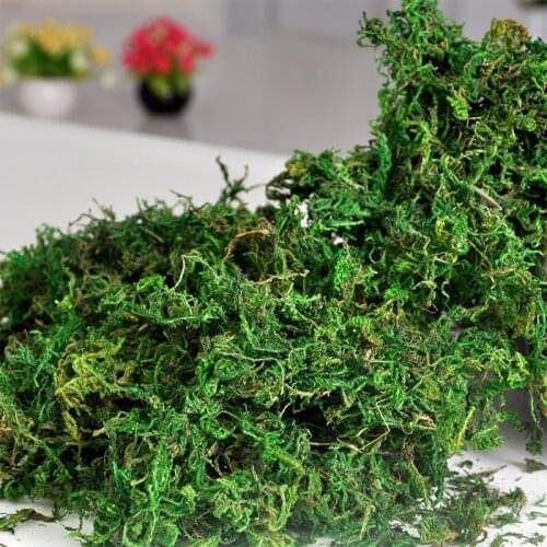 Artificial Flowers Moss Plant Diy Flower Wall Home Garden Decoration Material Simulation Flower Accessories Natural C