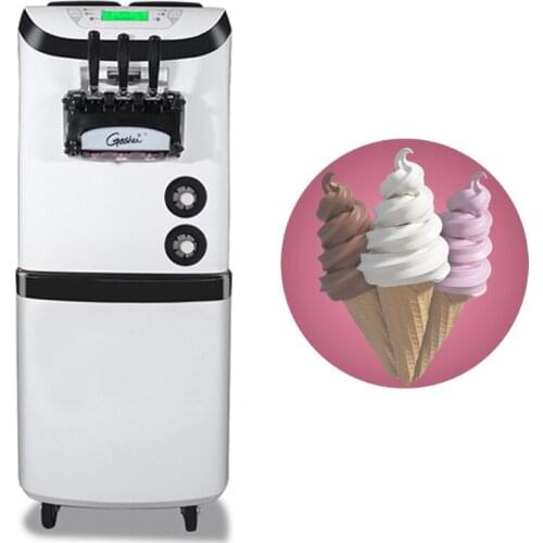 Commercial Precooling System Vertical Soft Ice Cream Maker For Coffee Shop Stainless Steel Ice Cream Machine BX368CRED2