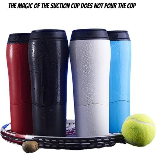Cool Techs Sucker Magic Do Not Pour Cup Portable Creative Plastic Hot-proof Magic Water Cup Coffee Cup, Water Cup