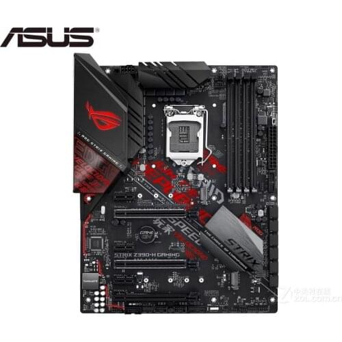 Used desktop motherboard original motherboard for ASUS ROG STRIX Z390-H GAMING LGA 1151 DDR4 I3 I5 I7 USB2.0 USB3.0 USB3.1 64GB