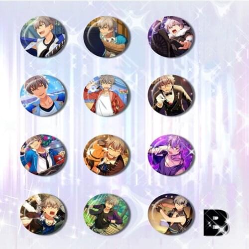 58MM Anime Ensemble Stars Trick Stars Oogami Koga Badge Brooch Backpack Brosche Broche Pin Badge Icons