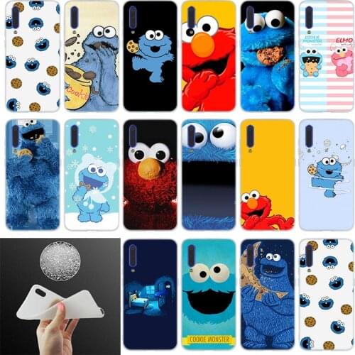 Soft Case For Xiaomi Mi 11 Ultra 10 9 8 SE 6X 5X A3 A1 A2 LITE cc9 Pro cc9e Cover Cover Elmo Cookie Monster