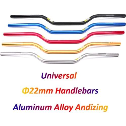New Motorcycle Handlebar 22mm Protaper CNC Aluminum Alloy Anti Rust Steering Wheel 78'' for Dirt Pit Bike Cafe Racer Scrambler