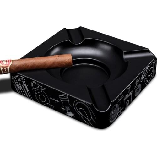 CIGARLOONG cigar ashtray large capacity slot ashtray Large living room decoration cigar ashtray AH-1070