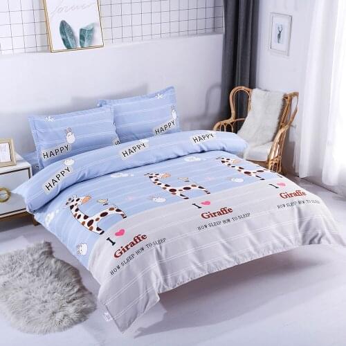 Bedsure Duvet Cover Set Zipper Closure Soft Hypoallergenic Home Textile 4 Pieces Duvet Cover Flat Sheet Pillow Sham Queen Size