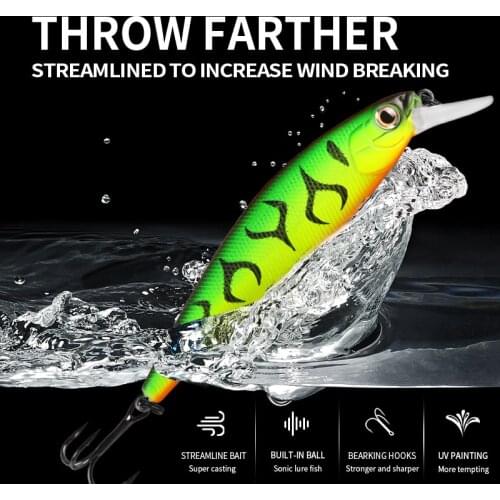 BEARKING Squad Minnow 95mm 14.8g 65mm 6g Tungsten weight system SP fishing lures assorted colors crank wobbler crank bait